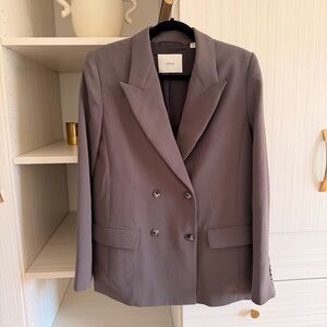 Aritzia Wilfred Garret Blazer - Crepette Gray